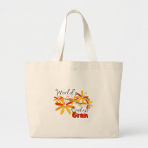Floral World's Coolest Gran Tote Bags
