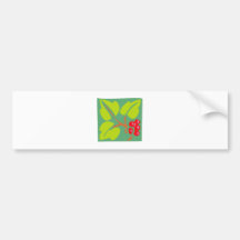 florales Ornament floral quadrat square Auto Sticker
