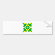 florales Ornament floral quadrat square Auto Sticker