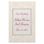 Floraline Mauve WEDDING Program flyers