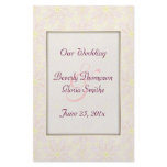 Floraline Mauve WEDDING Program flyer