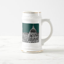 Florence architecture drawing coffee mug