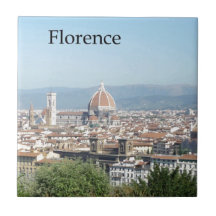 Florence Duomo from Michelangelo Square (new-St.K) Tile