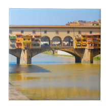 Florence -Firenze, Ponte vecchio Tile