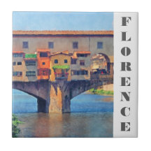Florence, Italy Tile