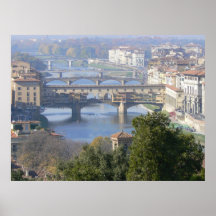 Florence, Italy view from Piazza Michelangelo Print