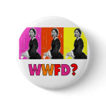 Florence Nightengale Gifts "WWFD?" Pinback Button