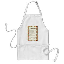 Florentine Simple Prayer=St. Francis=Pope Francis Apron