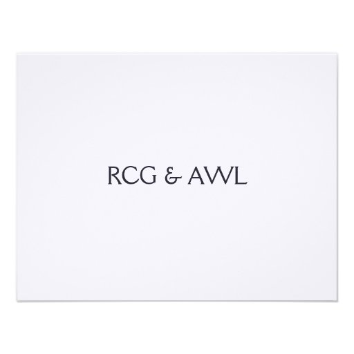 Florentine :: Violet :: Response Card Personalised Invites