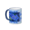 'Flores Azuis' (Blue Flowers) mugs