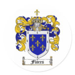 FLORES FAMILY CREST -  FLORES COAT OF ARMS stickers