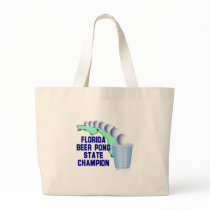 Florida Beer Pong Champion Canvas Bag