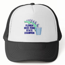 Florida Beer Pong Champion Hats