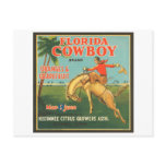 Florida Cowboy Kissimmee Citrus Growers Vintage Cr