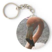Florida Flamingo Keychain