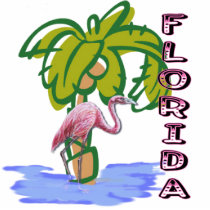 Florida Flamingo Cut Outs