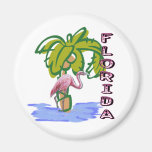 Florida Flamingo Refrigerator Magnets
