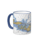 Florida Keys, Duck Key Nautical Chart Coffee Mug