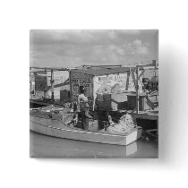 Florida Keys Fishing, 1938 Pinback Buttons