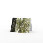 Florida Palm Thank You Card