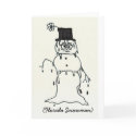 Florida Snowman cards