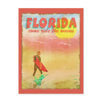 Florida Surfer Postcard