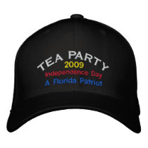 FLORIDA TEA PARTY EMBROIDERED CAP
