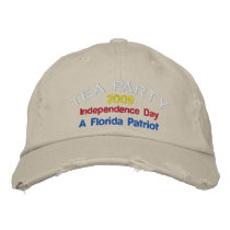 FLORIDA TEA PARTY EMBROIDERED CAP