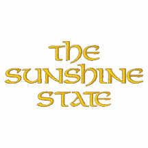 FLORIDA THE SUNSHINE STATE EMBROIDERED HOODIE
