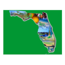 FLORIDA - THE SUNSHINE STATE POSTCARD