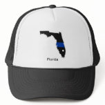 Florida Thin Blue Line Trucker Hat