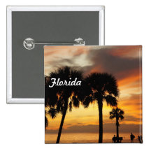 Florida Vacation Pinback Button