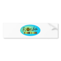 Florida - We Invented The Sunshine, With Big Sun Bumper Sticker