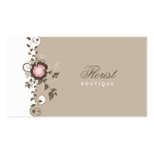 Florist Boutique Business Card