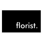 florist. business card