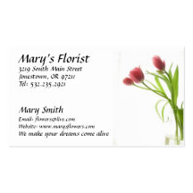Florist Business Card Templates