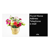 Florist Photo Business Card