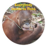 Flossing Teeth Dental Care stickers