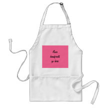 flour handprints go here apron