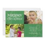 Flourish and Stripes Holiday Greeting invitations