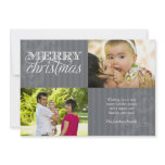 Flourish and Stripes Holiday Greeting invitations