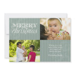 Flourish and Stripes Holiday Greeting invitations