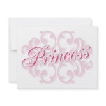 Flourish Princess Design invitations