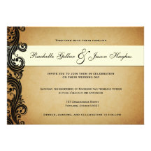 Flourish Wedding Invitation