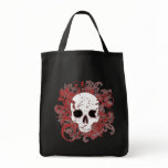 Flourishes Skull Canvas Bags