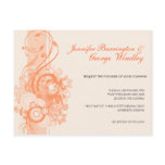 Flourishes Wedding Invitation postcards
