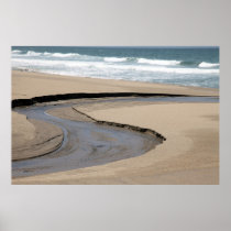 Flow - Scott Creek Beach Print