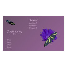 Flower, and Butterfly Business Cards