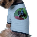 Flower and butterfy pet t-shirt