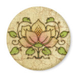 Flower And Vine Motif Magnets